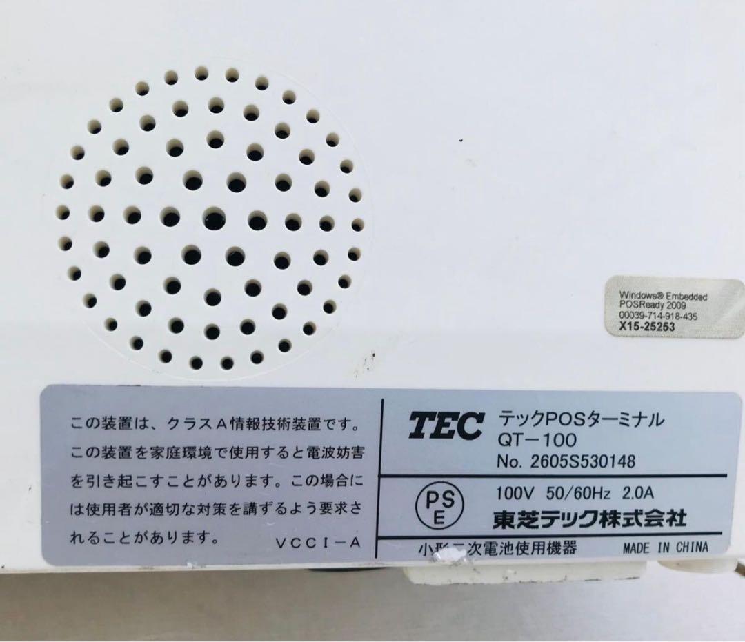 東芝TEC QT-100 Tec pos 電源確認済み