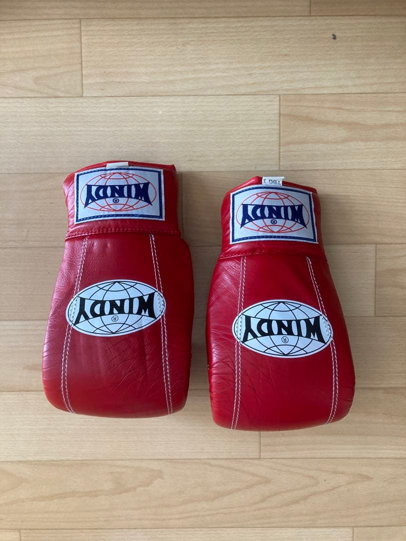 WINDY ボクシンググローブ 青　練習用グローブ赤　レガース　ゲルガード