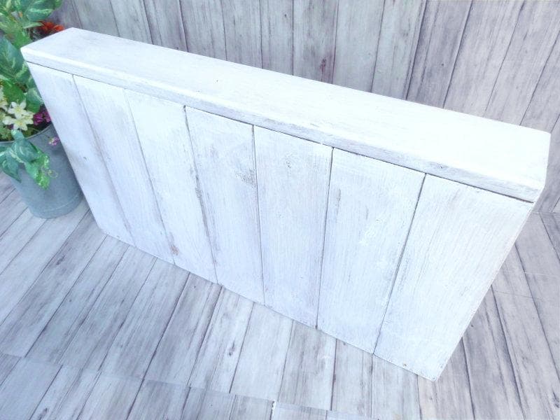 ハンドメイド　ミニコーヒーボード ロングサイズ（シャビーホワイト）