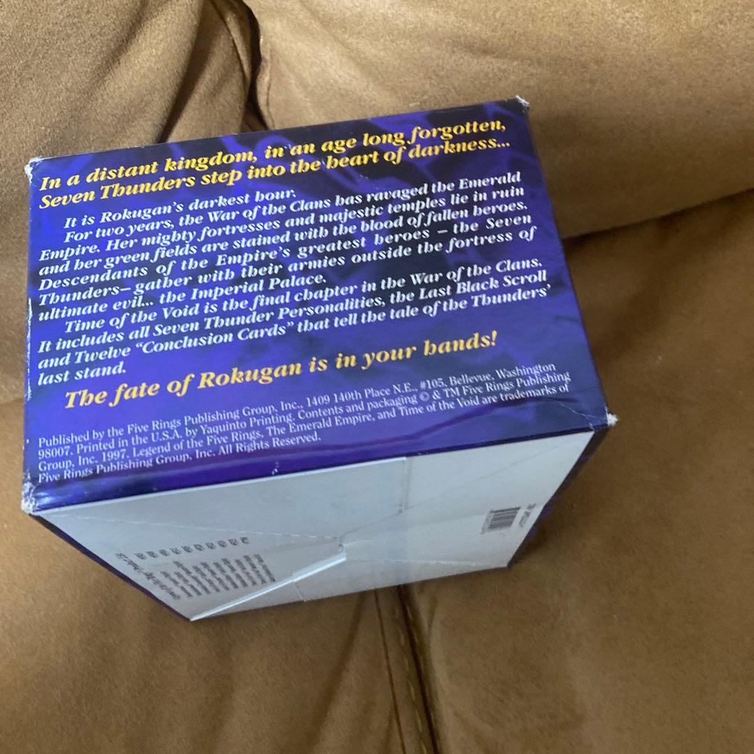 マジック：ザ・ギャザリング Time of the void l5r starter deck sealed