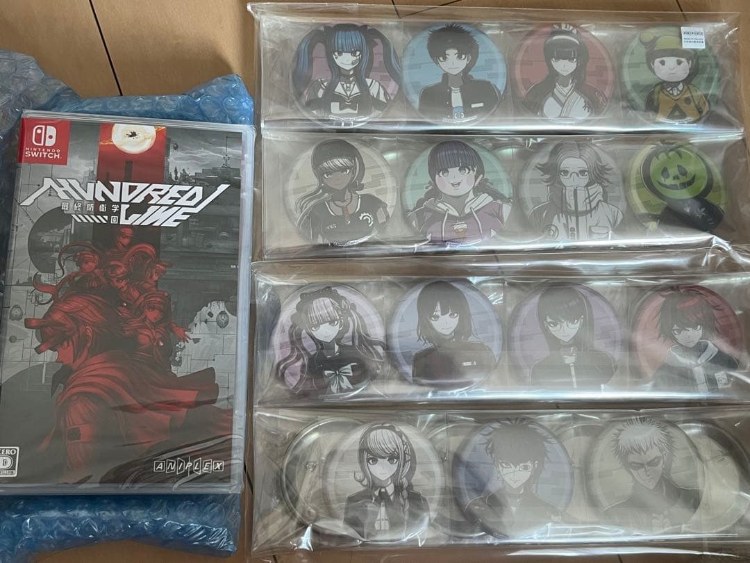 HUNDRED LINE 最終防衛学園　WonderGOO特典 缶バッジ15種類