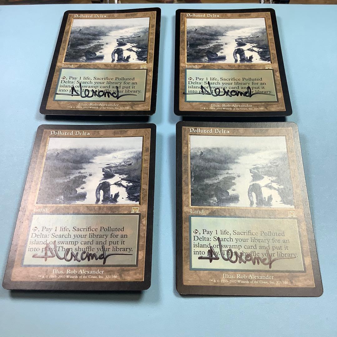 汚染された三角州/Polluted Delta ONS英語4枚セット　サインド