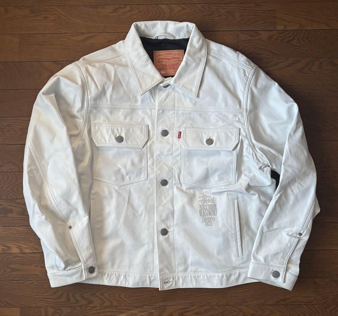 ジャケット・アウター Stussy Levi's Leather Jacket