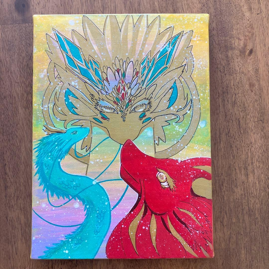 龍神　集い　絵画