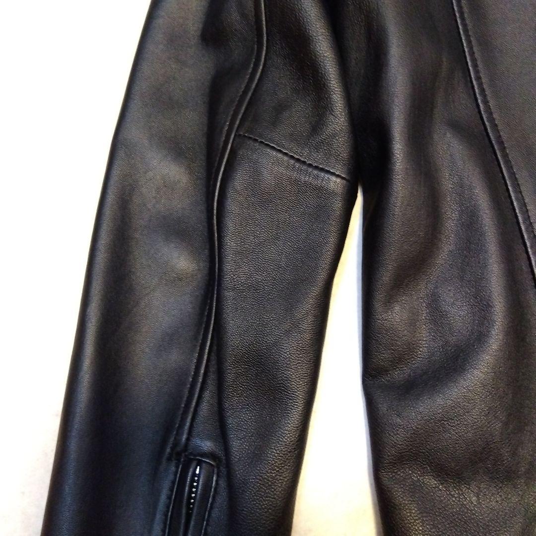 アーバンリサーチ　本皮ライダースジャケット　シングル　ノーカラー