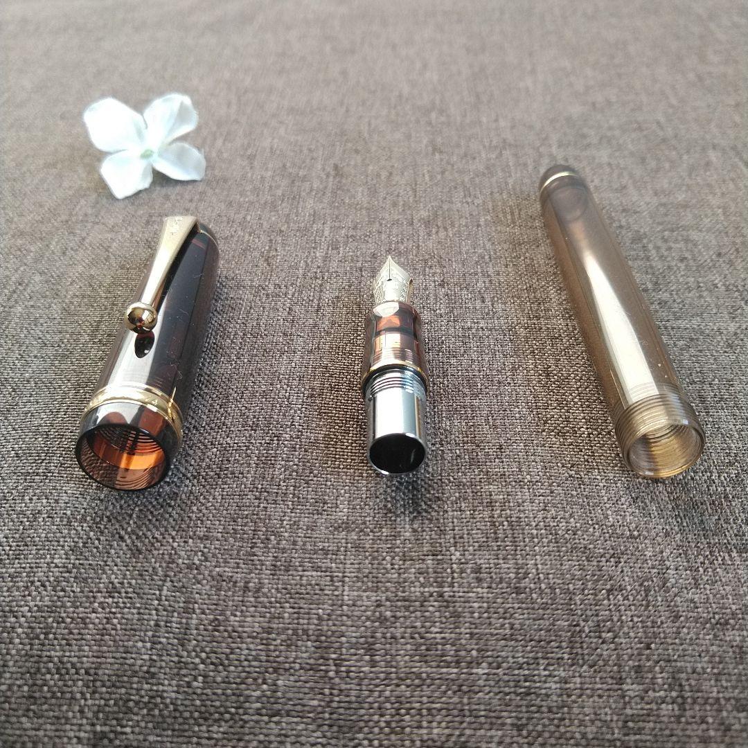 パイロットカスタム 74 PILOT CUSTOM 74 万年筆 クリアブラウン