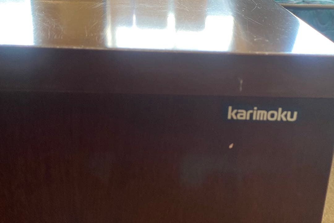 ★期間限定値下げ★ 【美品】カリモク　ダークブラウン 木製キャビネット ガラス扉