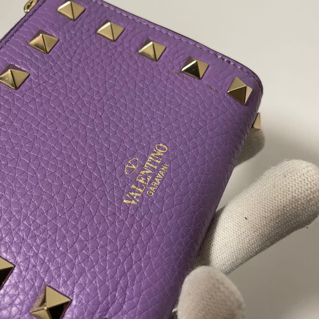 ✨️未使用級✨　Valentino Garavani 折り財布　財布　スタッズ