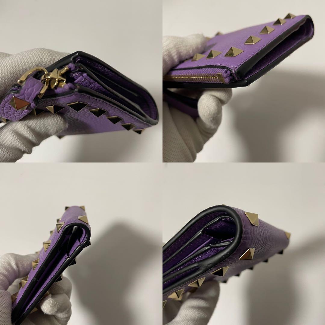 ✨️未使用級✨　Valentino Garavani 折り財布　財布　スタッズ