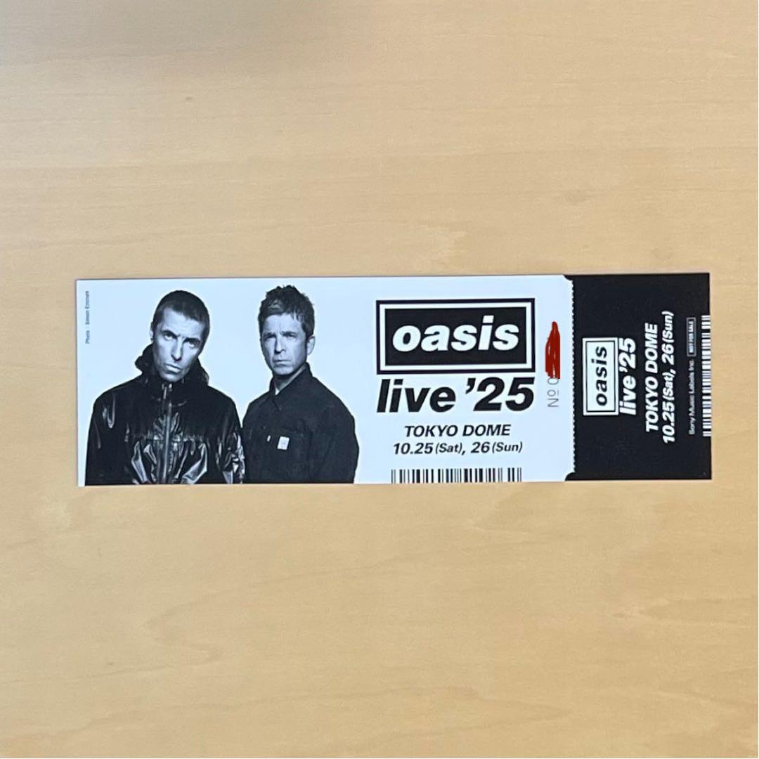 oasis メモリアルチケット&クリアファイル TIME FLIES CD