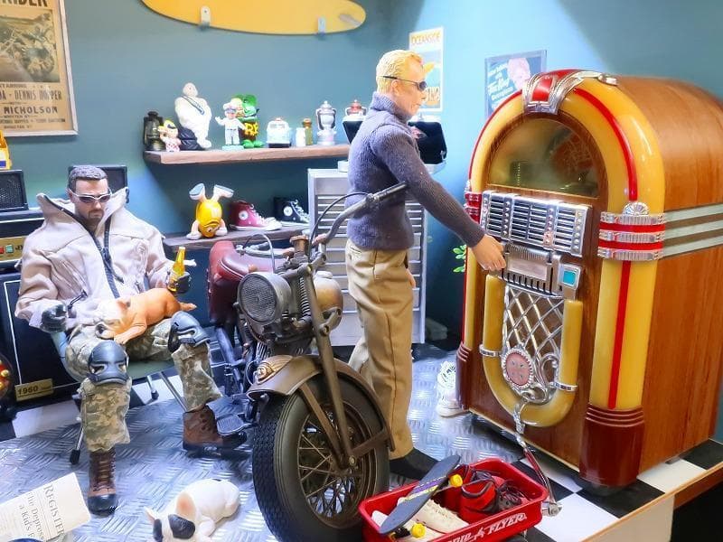 トップガン ジオラマ用 1/6 ジュークボックス ワーリッツァー BTTFにも♪