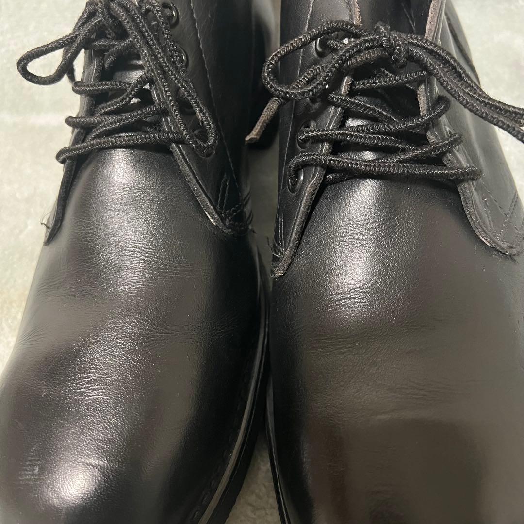 80sヴィンテージADDISON SHOE COMPANY 10.5R 革靴黒