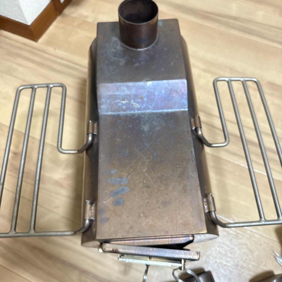 Gストーブ型薪ストーブ 煙突パイプ付き