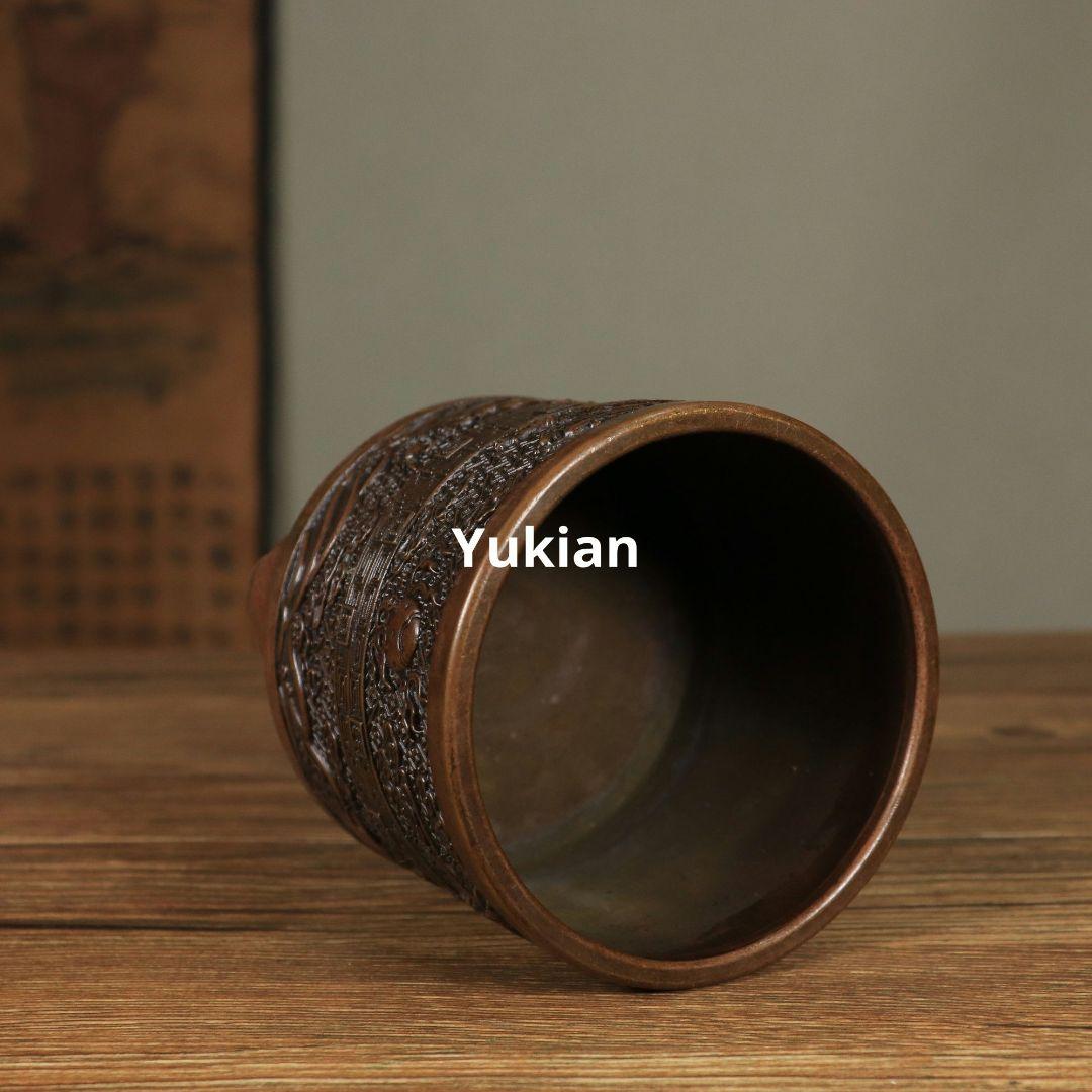 龍鳳香炉 筒式炉 龍鳳呈祥 香道具 装飾品 工芸品 美術品 置物