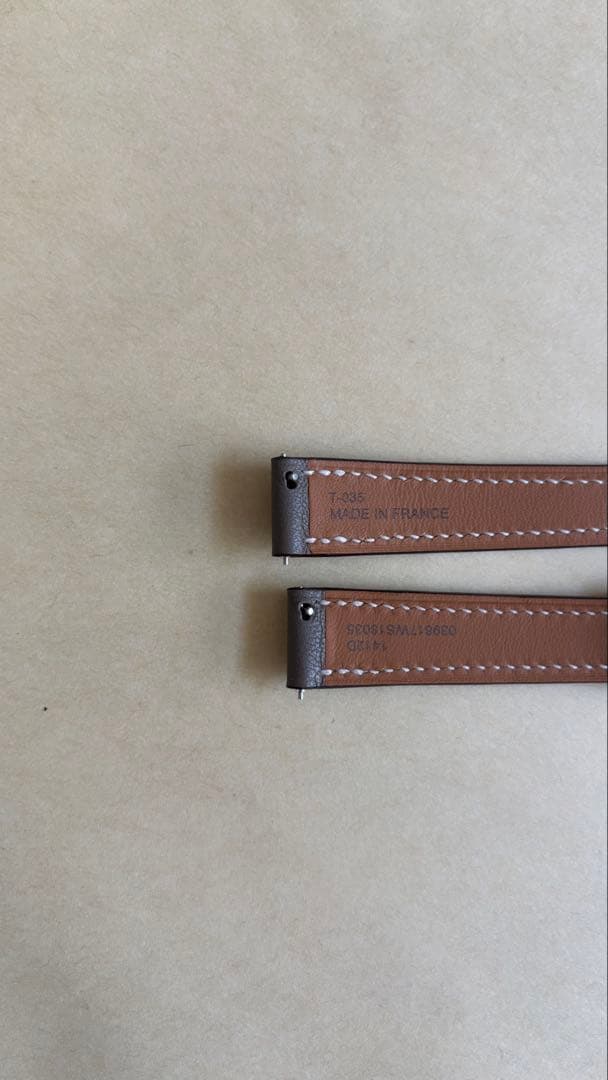 〈未使用〉HERMES ケープコッド　ストラップ　エトゥープ　レザーベルト