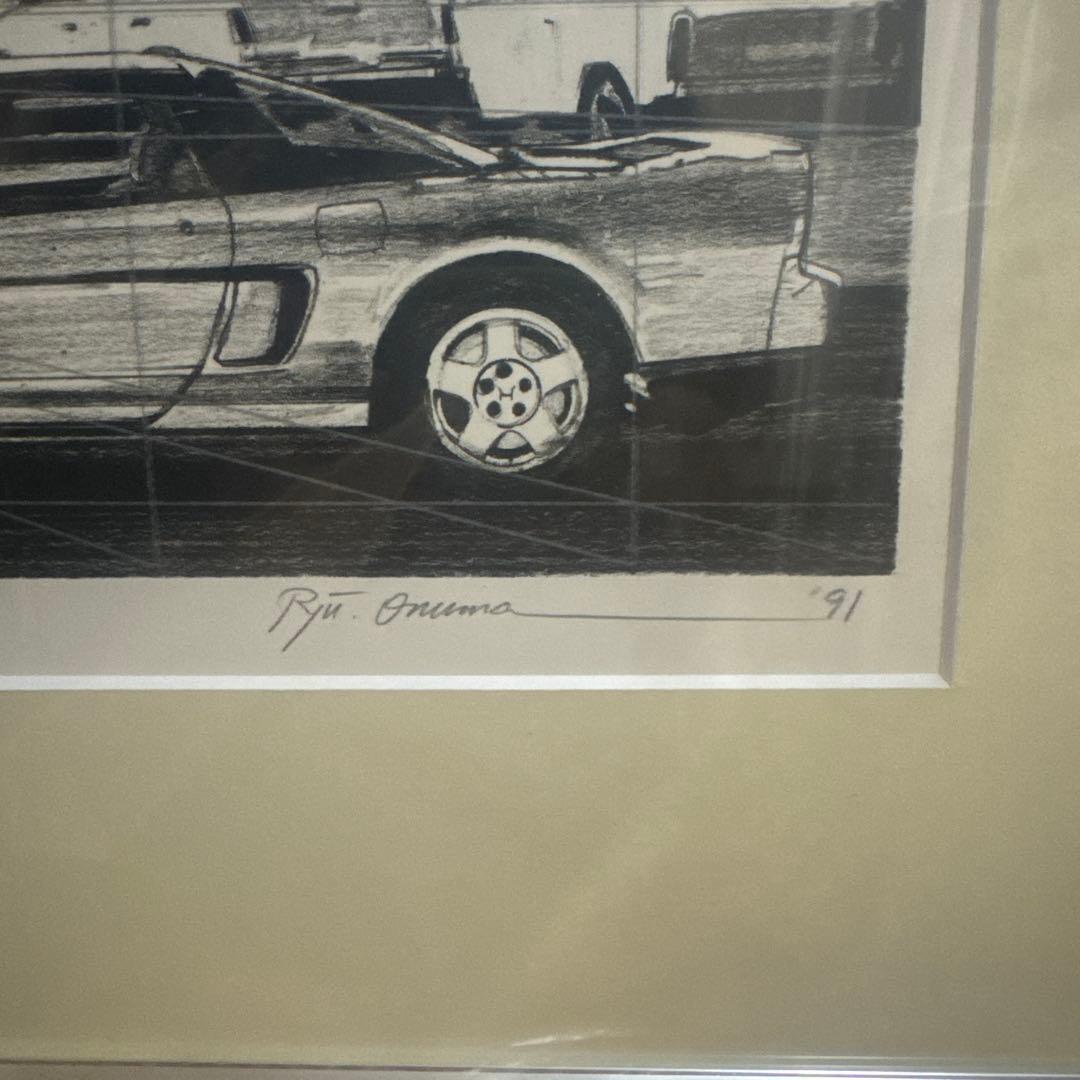 【希少品】『プラハの春』小沼隆一郎　リトグラフHONDA NSX 165/250