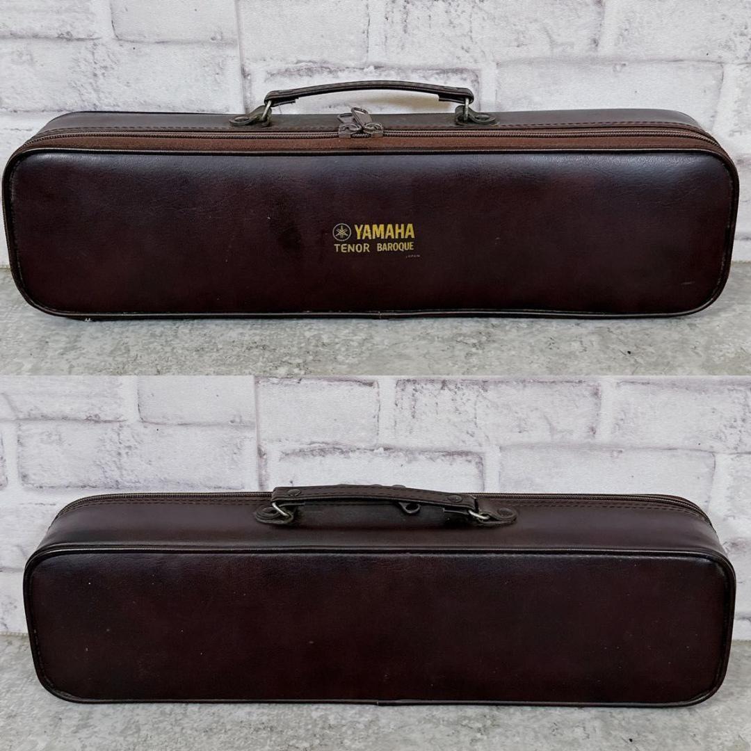 YAMAHA ヤマハ 木製 テナーバス リコーダー YRT-61M バロック式