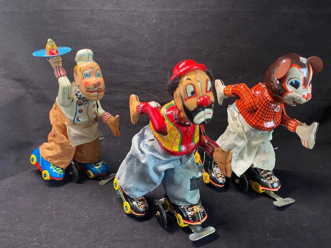 ⭐️1950年代？トープレ製　シェフのスケーター/箱付きです。