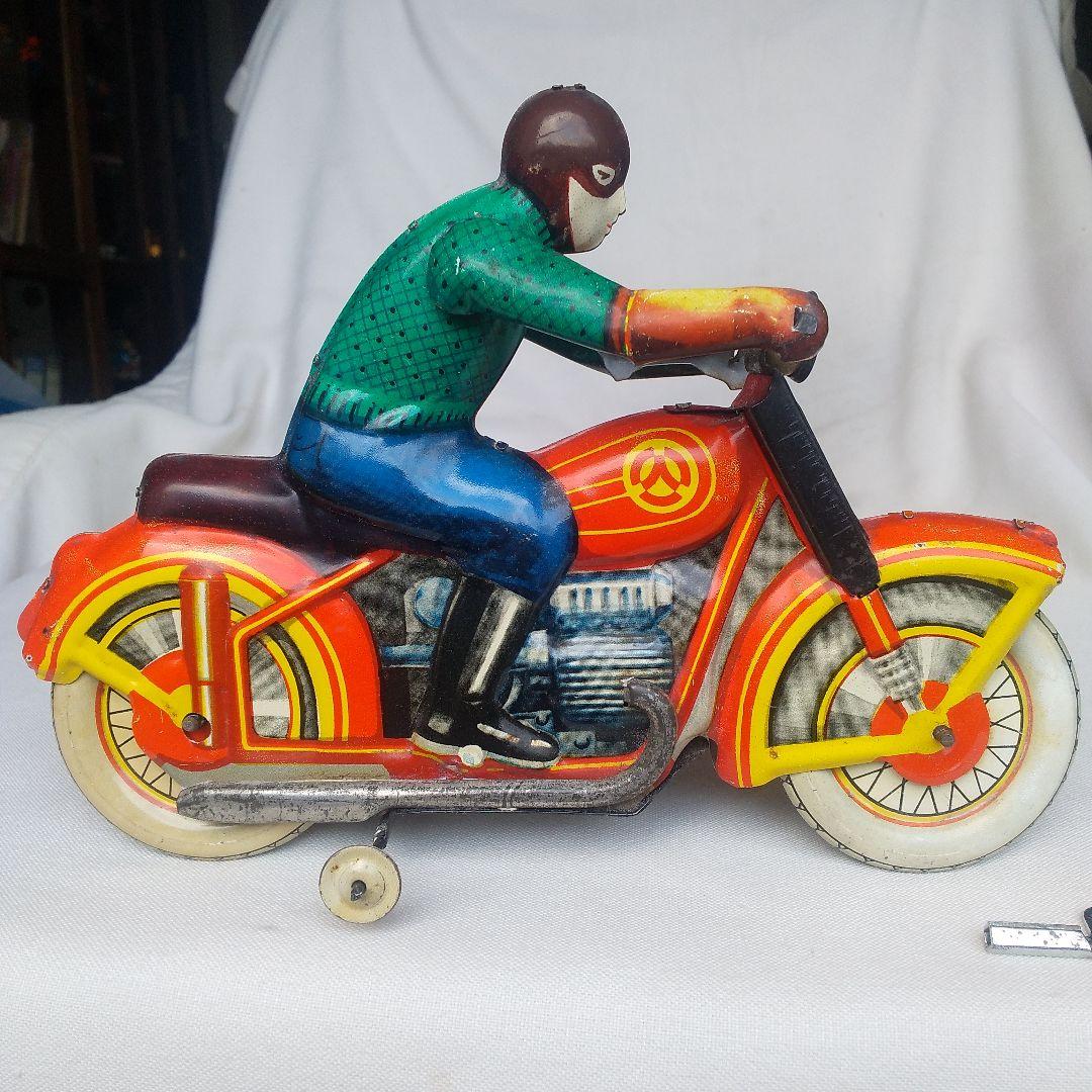 旧ソ連製 ブリキ オートバイ バイク レトロ ビンテージ 昭和 古い
