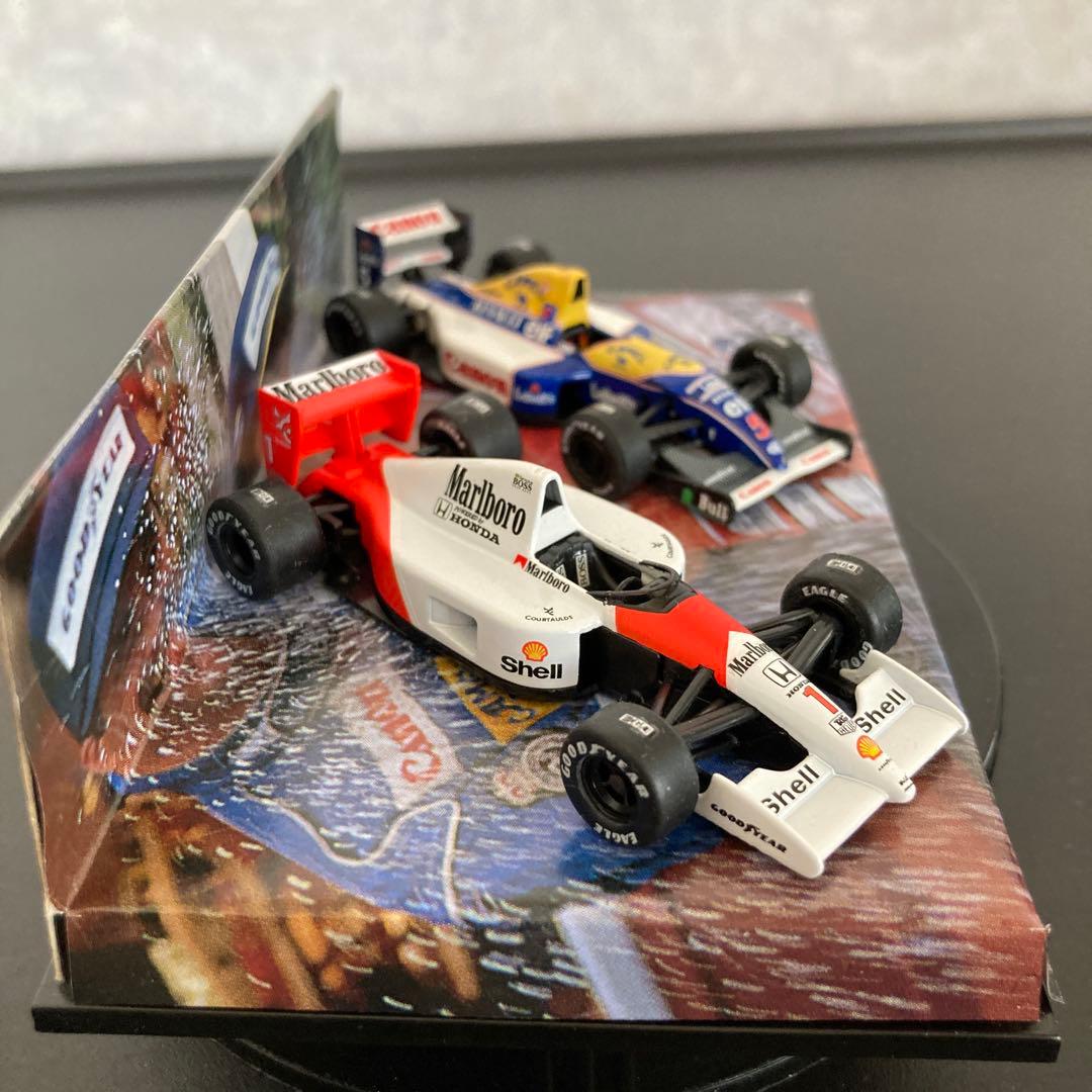 F1 MP4/6 FW14 アイルトンセナ マンセル ケースは ミニチャンプス