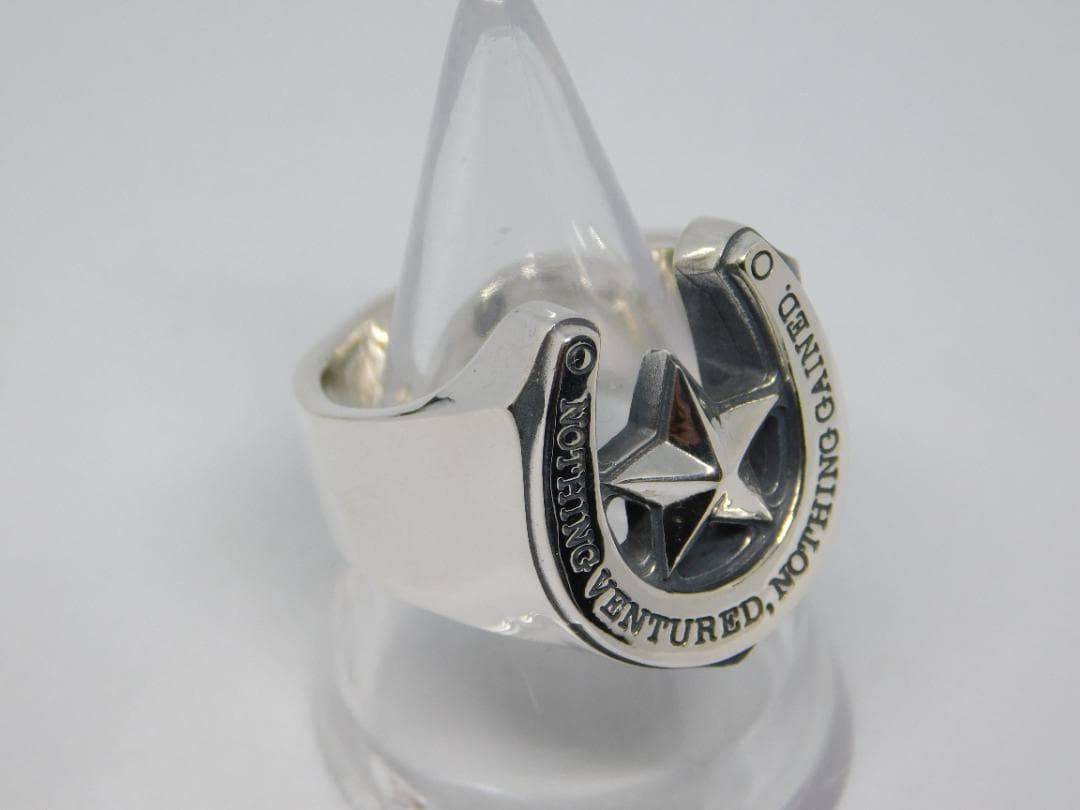 【在庫処分セール】新品　13号　ドクターモンロー　ホースシュー　スター　リング