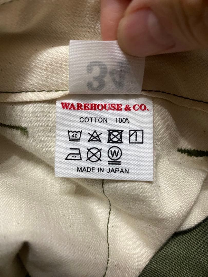 【専用商品】WAREHOUSE コットンパンツ 34サイズ