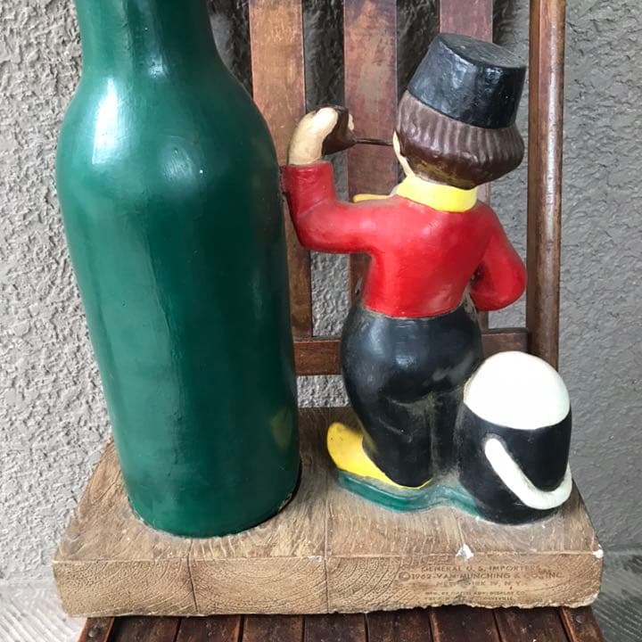 特大60s アメリカアンティーク　店頭用広告ハイネケン　USAヴィンテージ酒