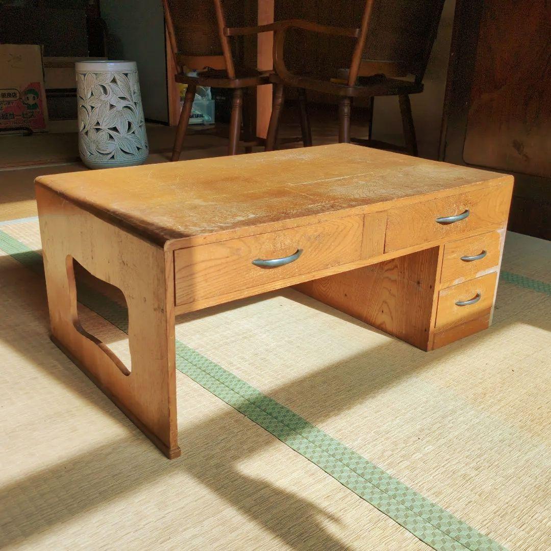 ★レトロ アンティーク★昭和の趣き 懐かしさを感じさせる戦後早々の文机