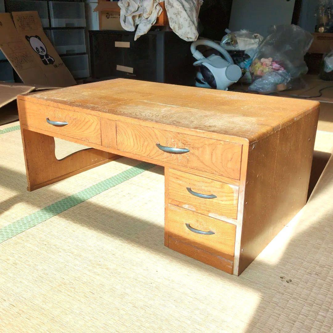 ★レトロ アンティーク★昭和の趣き 懐かしさを感じさせる戦後早々の文机