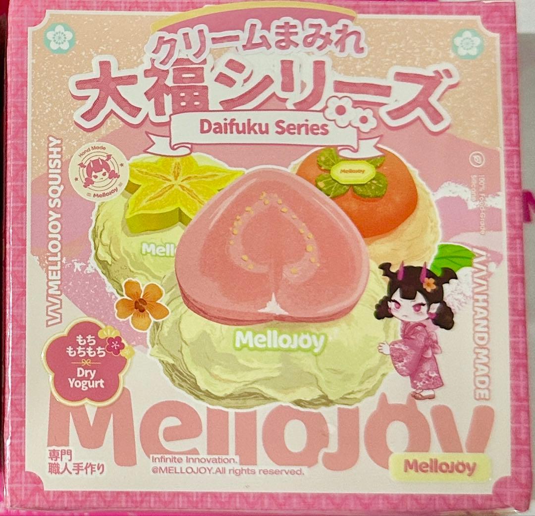 mellojoy 未開封1箱 クリームまみれ大福 もち フルーツ スクイーズ