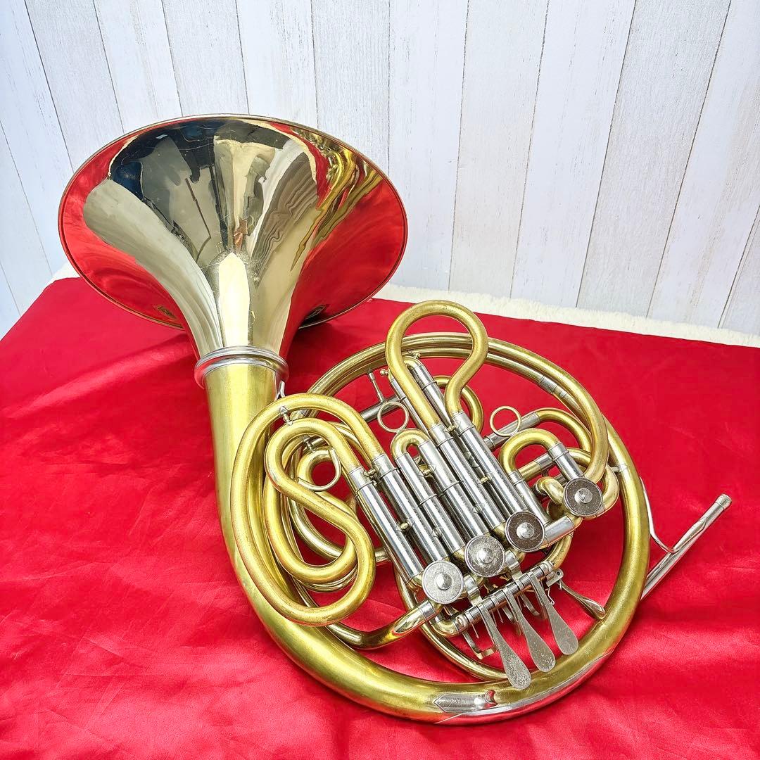 YAMAHA ヤマハ YHR-663 フルダブルホルン マウスピース付き