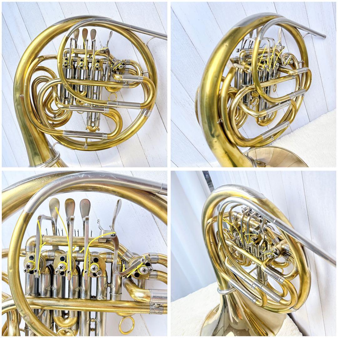 YAMAHA ヤマハ YHR-663 フルダブルホルン マウスピース付き