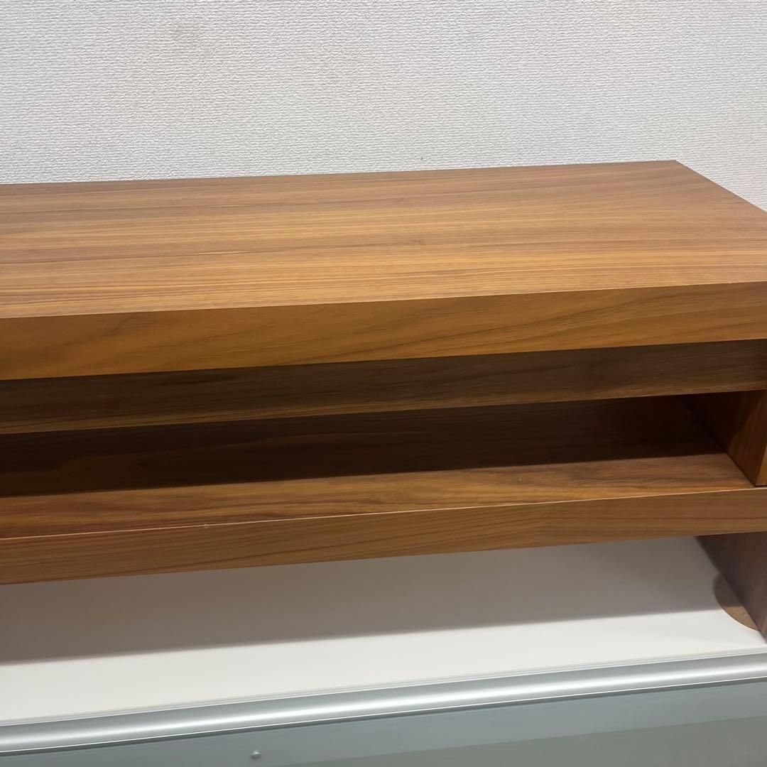 ウォールナット テレビ台 AVボード L字 伸縮 コーナー