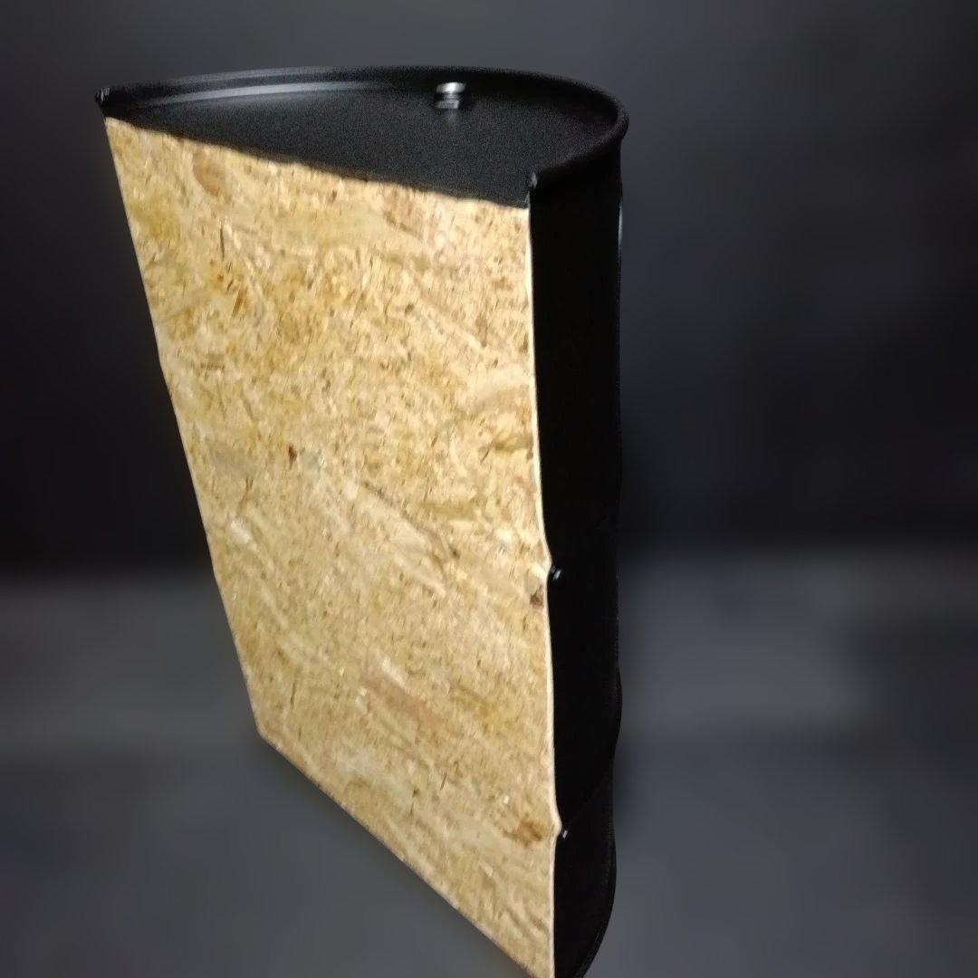 ドラム缶 リメイク 収納 ボックス レッド OSB合板 アメリカン アート家具
