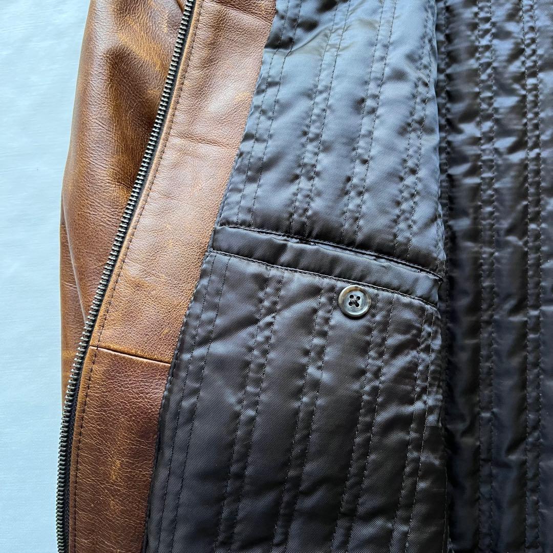 GAP ギャップ　レザージャケット シングルライダース　XL 00s