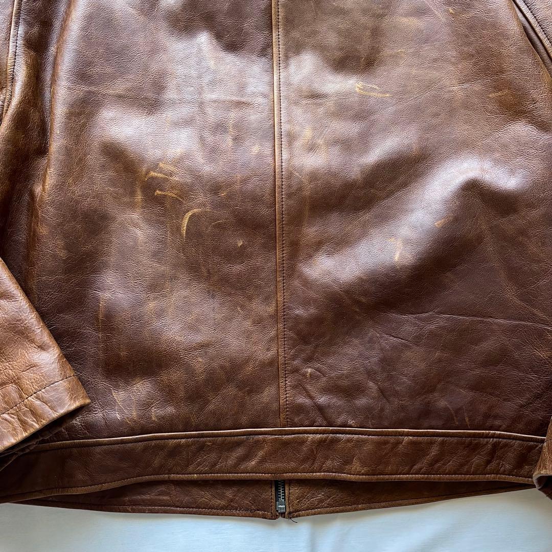 GAP ギャップ　レザージャケット シングルライダース　XL 00s