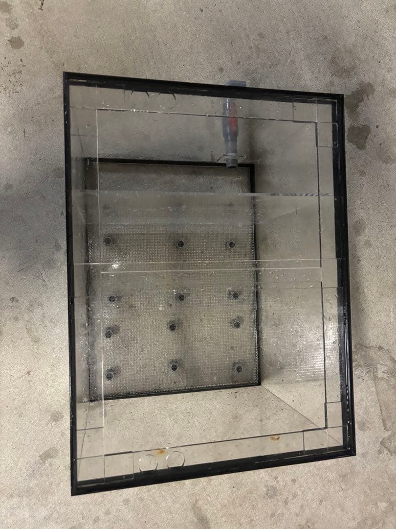 オーバーフロー用水槽濾過槽(60×45×45) 引き取り限定