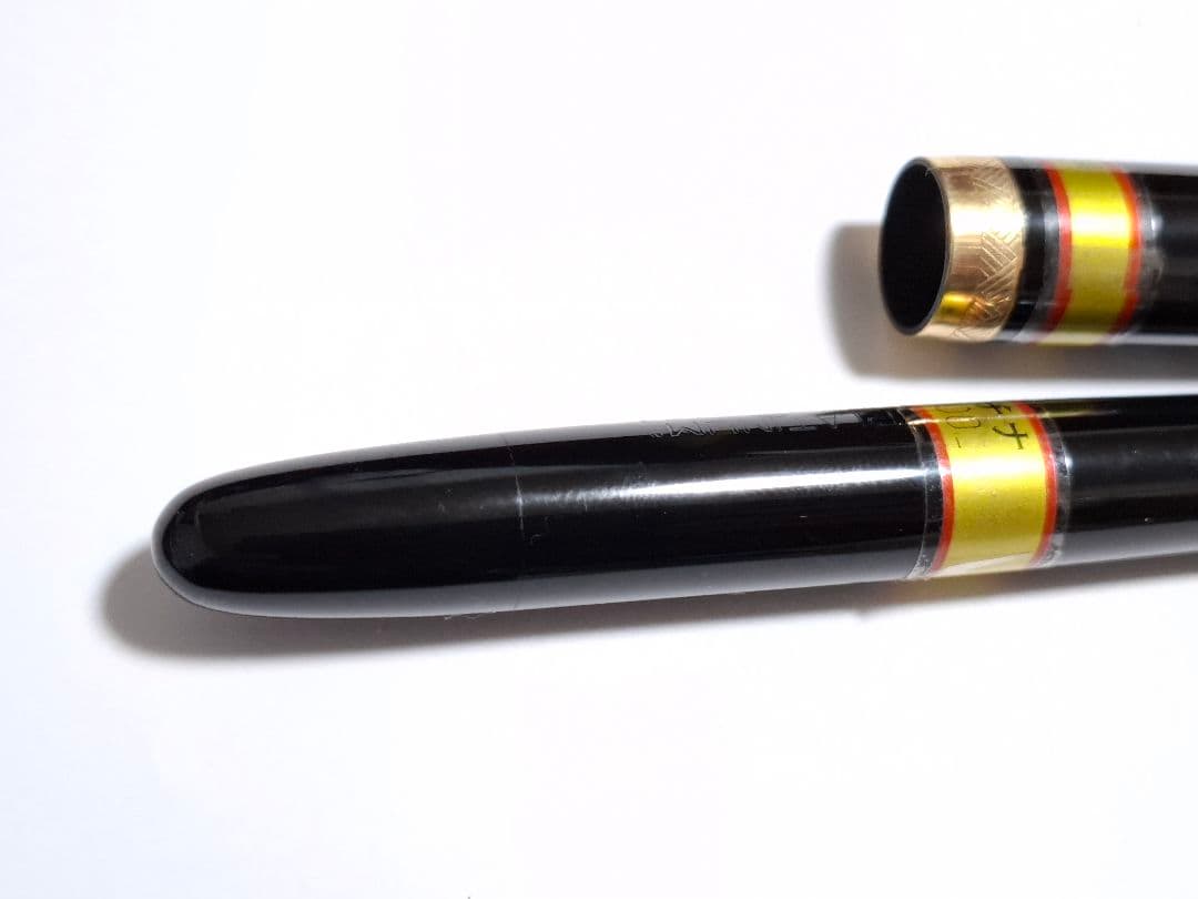 デッドストック　Platinum　インク止め　万年筆　14K　ヴィンテージ