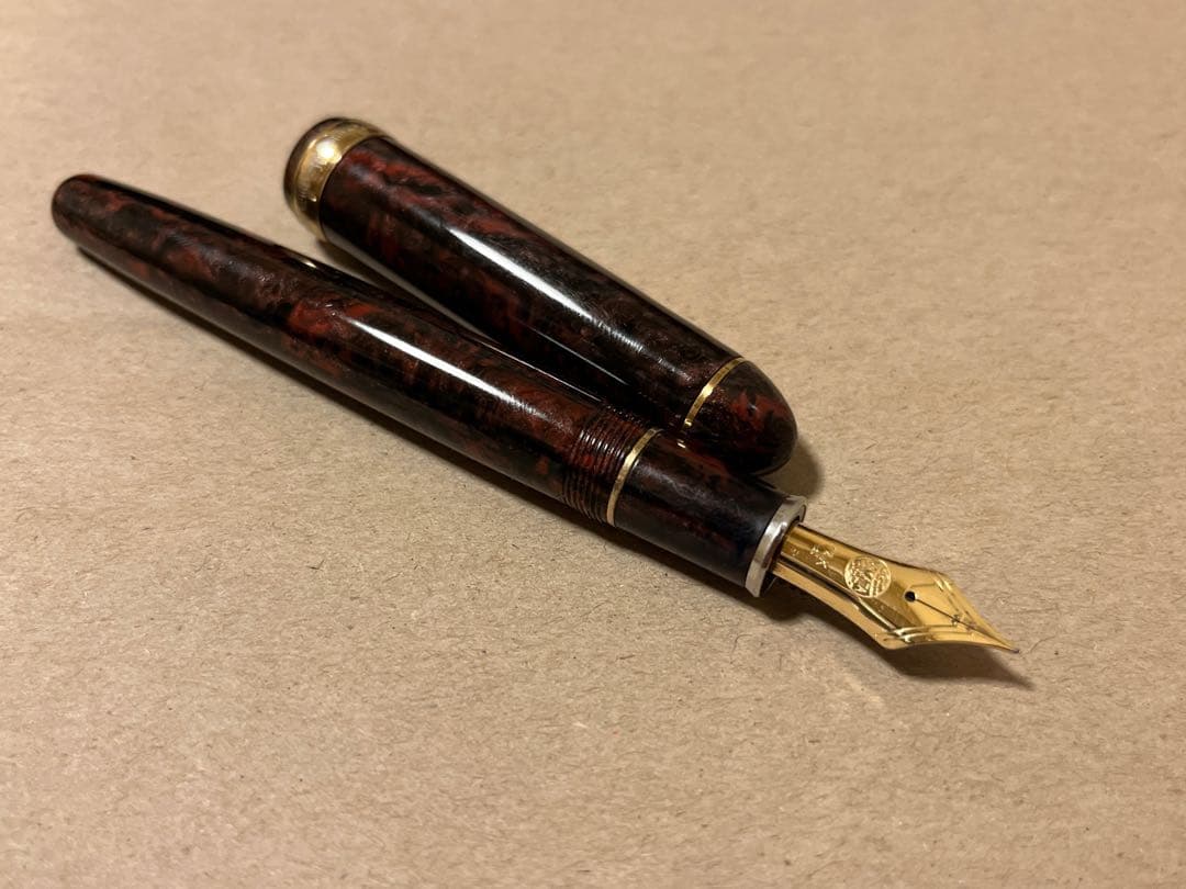 中屋万年筆 限定生産品 中字 14K 585