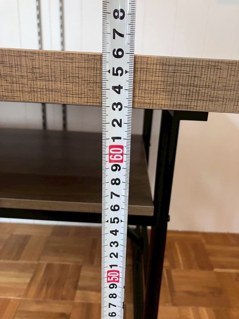 木目調シンプルデザインデスク幅120cm