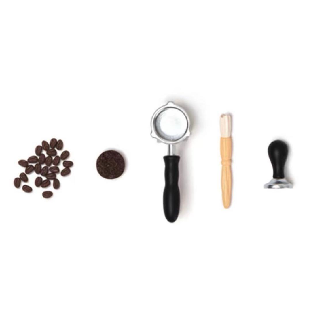 ミニチュア　コーヒーマシン　エスプレッソマシン　クリームホワイト　ドールハウス