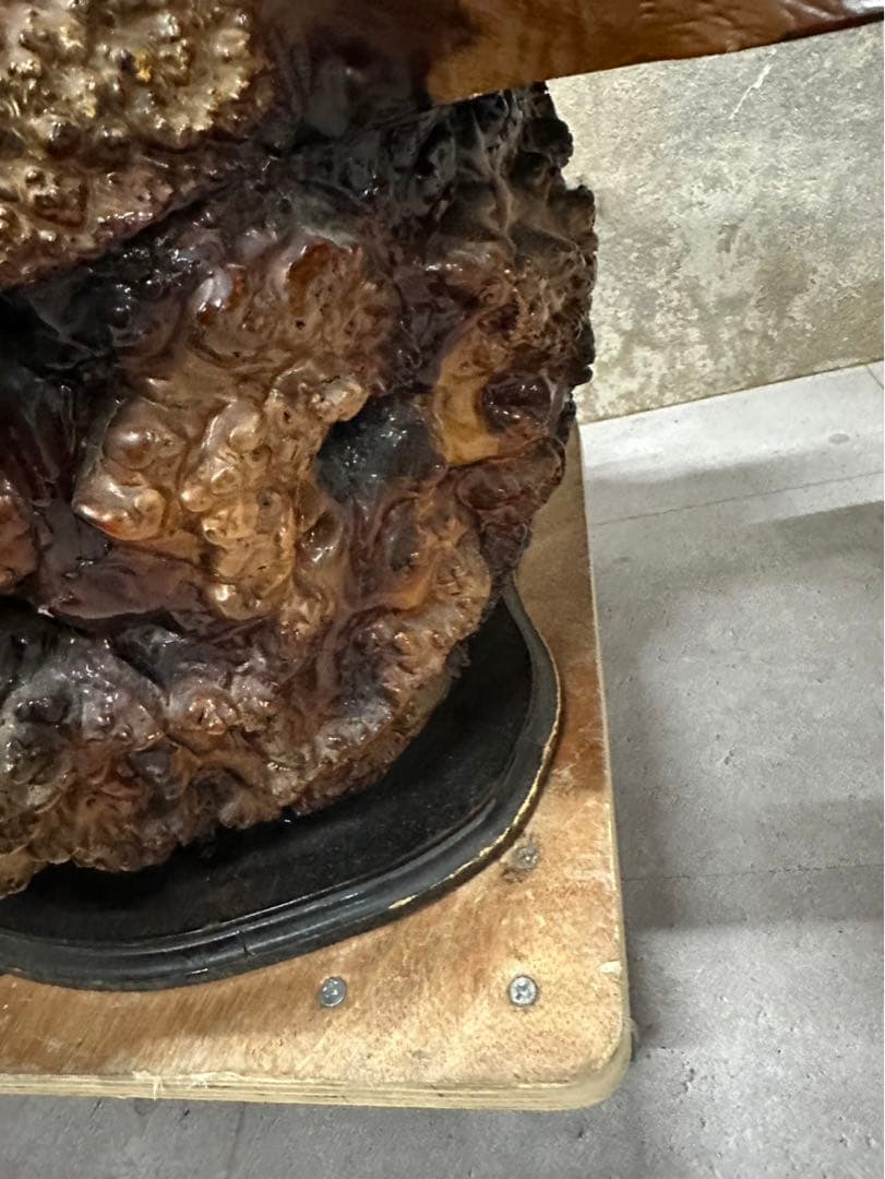 天然木 瘤 コブ 一枚板テーブル アンティーク ヴィンテージ インテリア