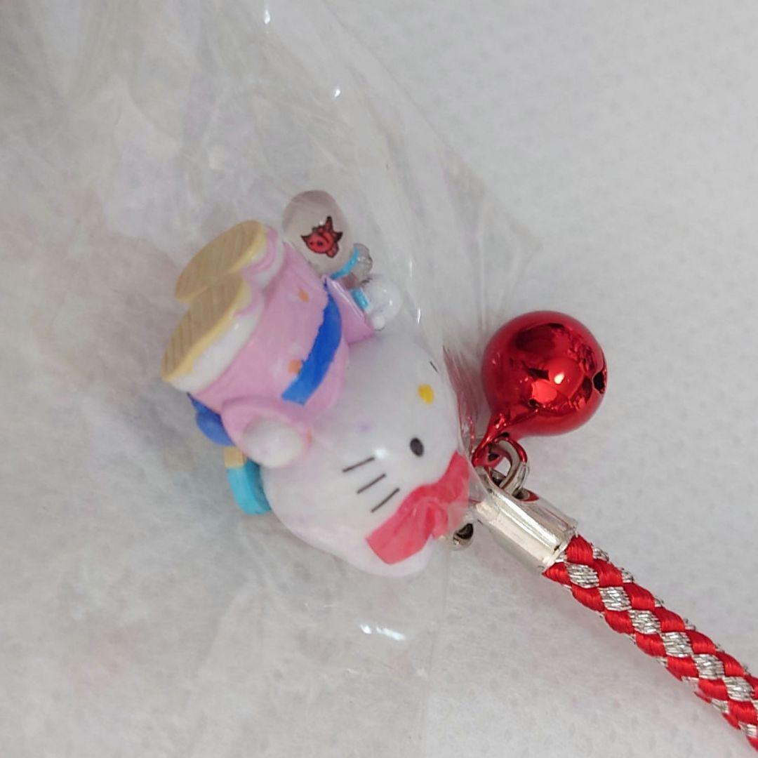 レア　新品未開封　ご当地キティ 熱海 ピンク浴衣 金魚　花火　根付けストラップ