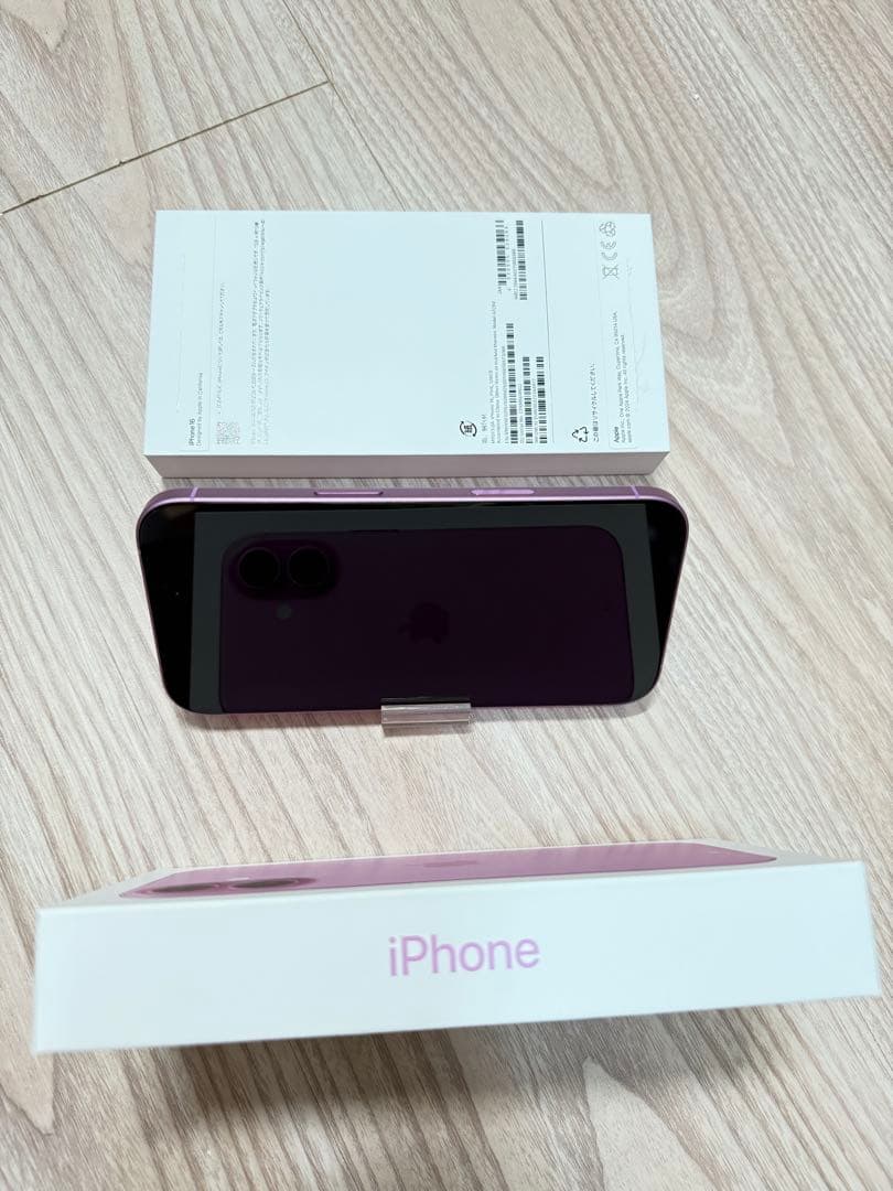 nikoiphone16 ピンクsimフリーバッテリー100%美品