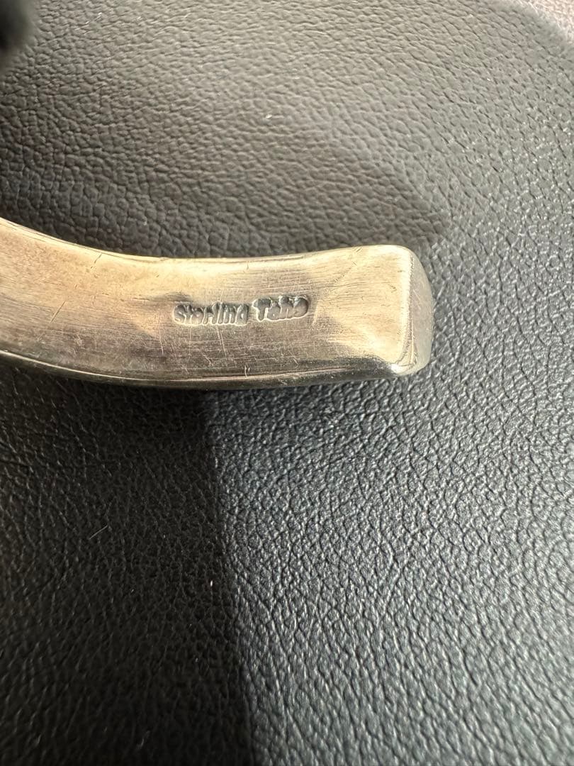 Tahe ナバホ族 バングル スタンプワーク インディアンジュエリー