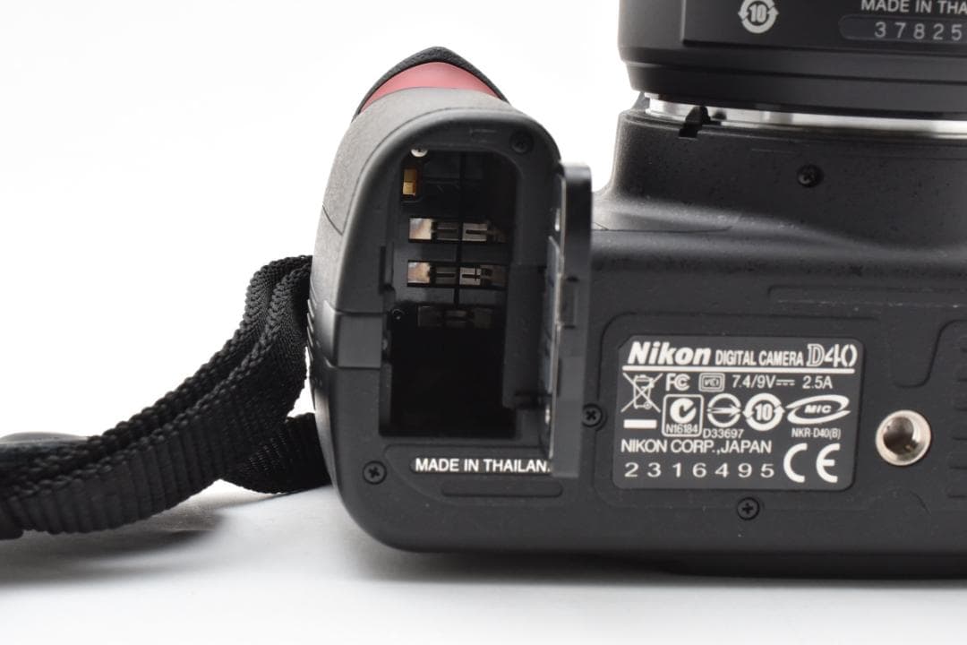 新品級 ニコン D40 18-55 f3.5-5.6 ショット1835 H028