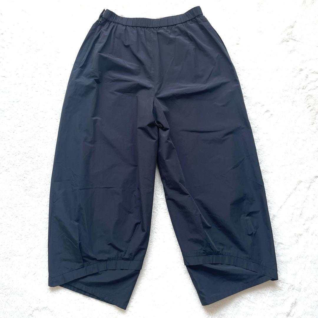 慈雨 センソユニコ 変形 バルーン ワイド パンツ 黒 40