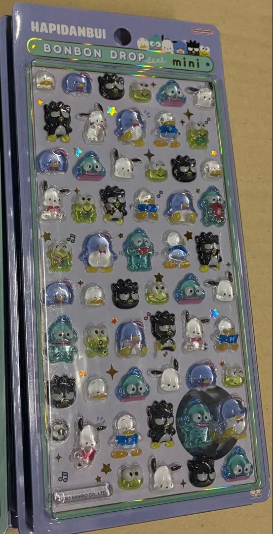 正規品 ボンボンドロップシール サンリオ ハンギョドン はぴだんぶい 各５個