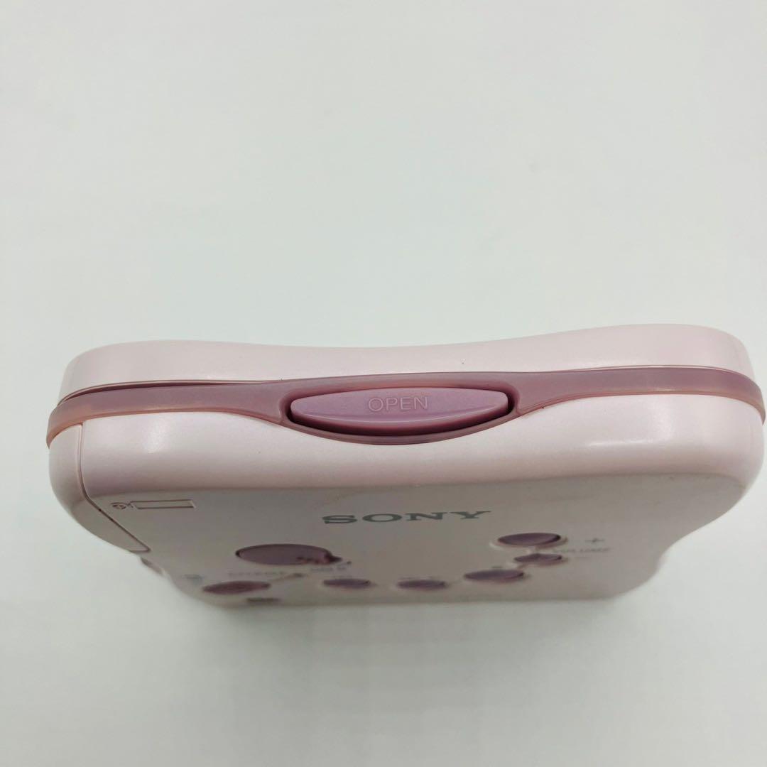 【動作品】美品SONY MD WALKMAN MZ-E600 ピンク