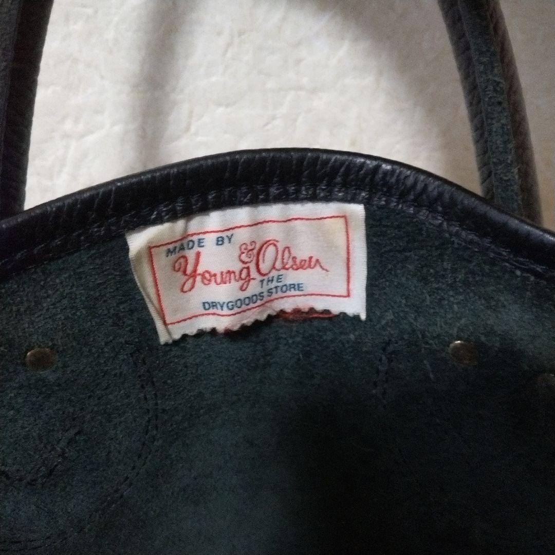 a*2様 ヤングアンドオルセン プチレザートートバッグ ブラック 2way